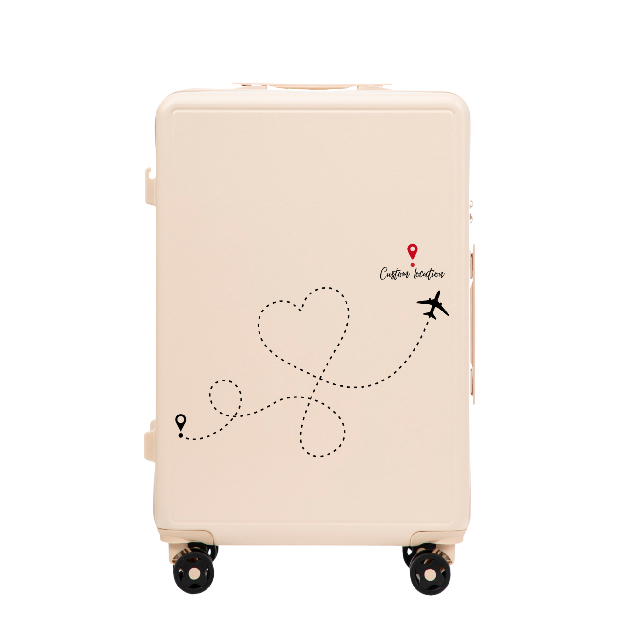 Medium Wings ABS+ 24" Customized DIRTY WHITE TRAVEL