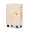 Wings ABS+ 20" Customized DIRTY WHITE TRAVEL cabin suitcase