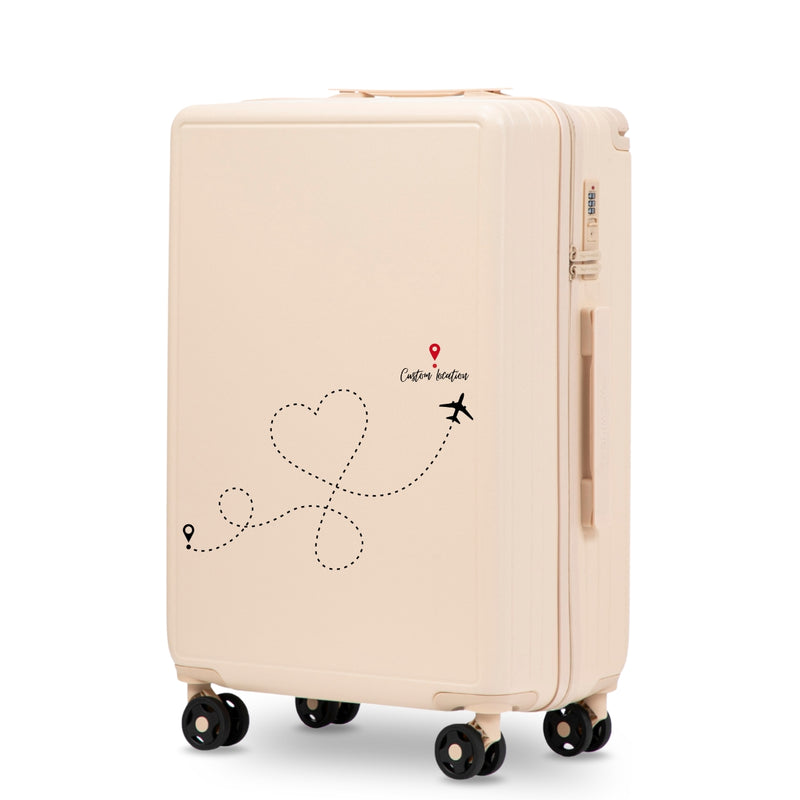 Kabinekuffert Wings ABS+ 20" Customized DIRTY WHITE TRAVEL