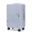 Mittlerer Wings ABS+ Koffer 24" Customized PASTEL BLUE TRAVEL