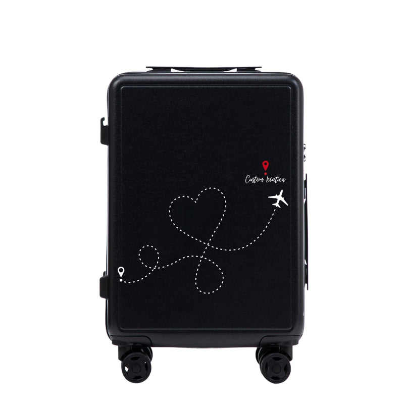 Kabinekuffert Wings ABS+ 20" specialtilpasset sort TRAVEL