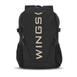 Zaino scolastico WINGS per ragazzi da 23 L, per laptop da 17 pollici, con tasche laterali, NERO