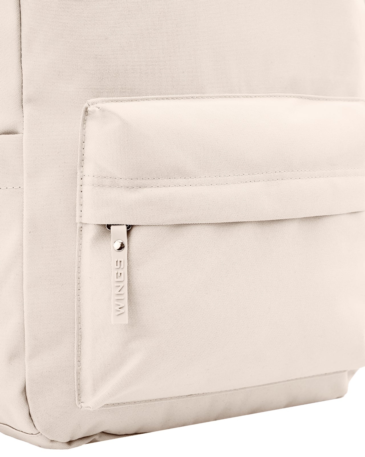 Lightweight WINGS school backpack for a 17-inch laptop, 21L, for school and university, BEIGE