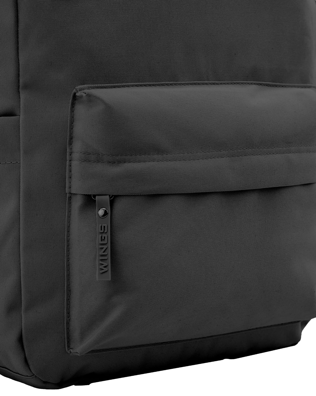 WINGS Lightweight School Backpack for a 17-inch Laptop, 21 L, for School and University, BLACK