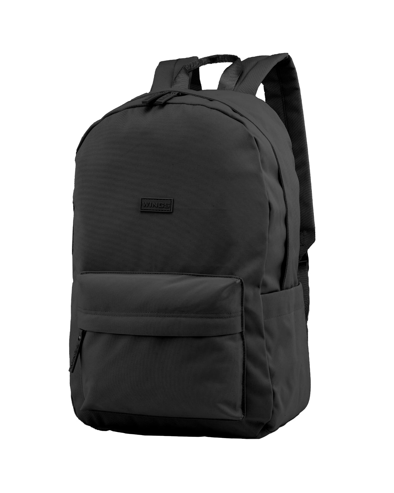 WINGS Lightweight School Backpack for a 17-inch Laptop, 21 L, for School and University, BLACK