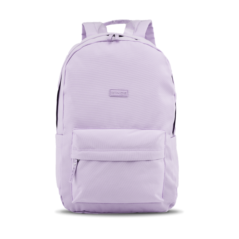 Lichte WINGS-schoolrugzak voor een 17-inch laptop, 21 liter, voor school en universiteit, LICHTPAARS