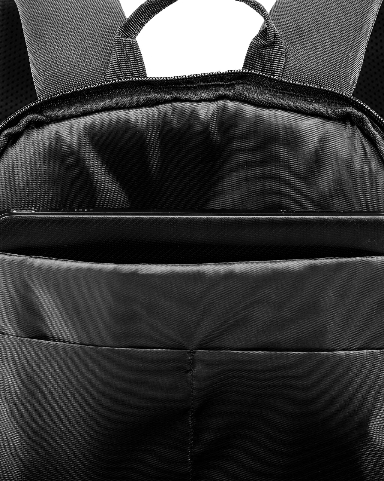 Udvidelig WINGS-skolelaptop-rygsæk på 24 l til 15,6-tommers laptop til skole og universitet, SORT