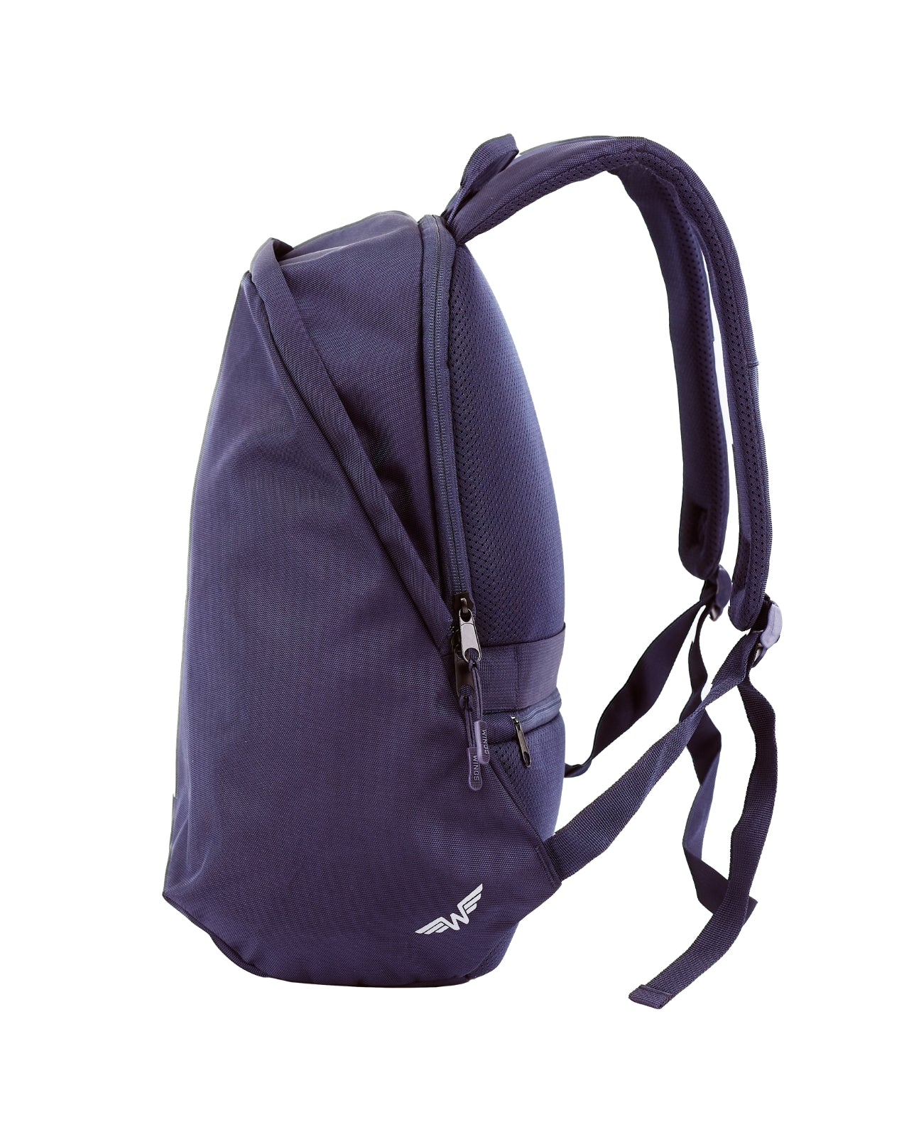WINGS 24L expandable school backpack for a 15.6-inch laptop, for school and university, NAVY BLUE