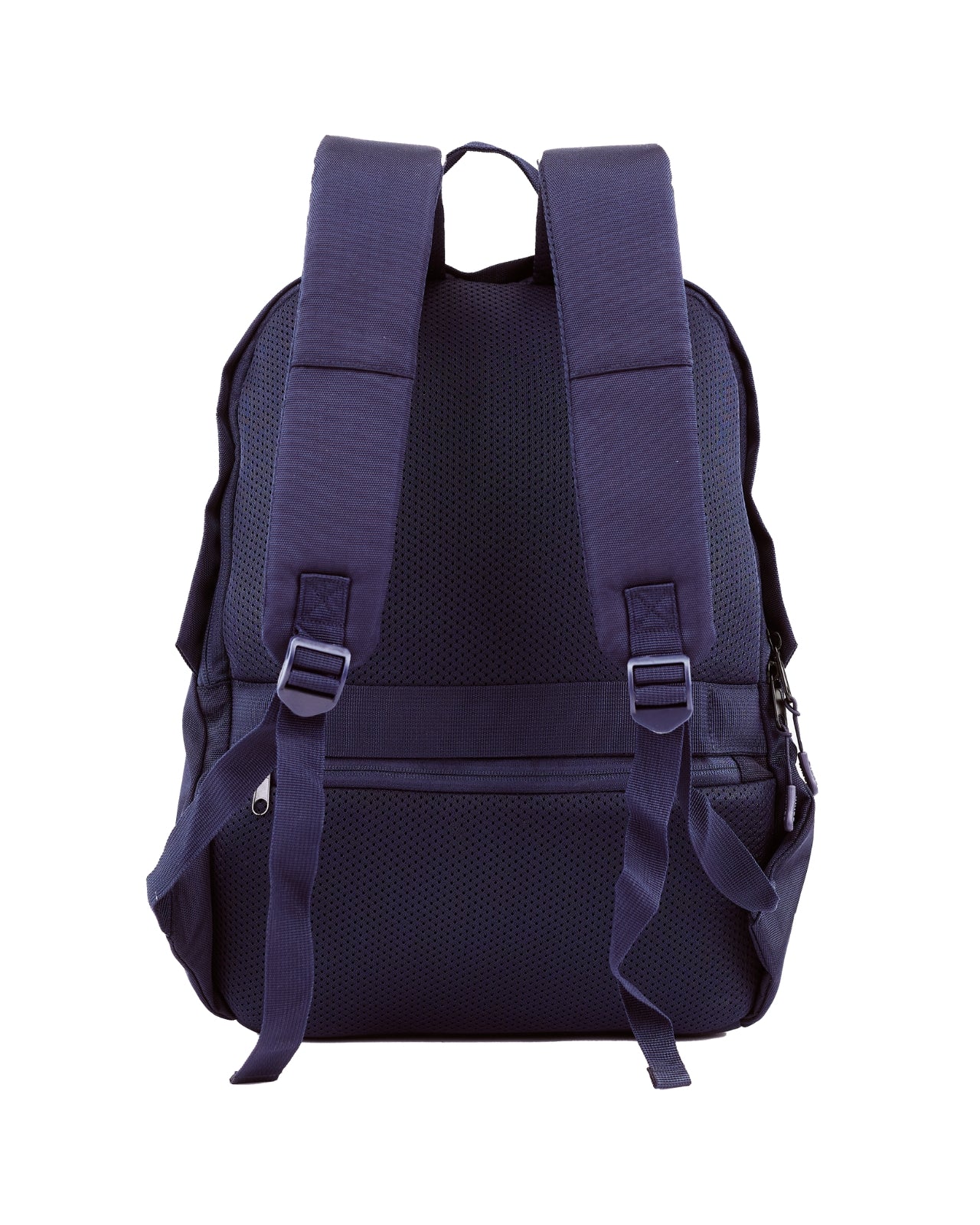 WINGS 24L expandable school backpack for a 15.6-inch laptop, for school and university, NAVY BLUE