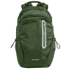 WINGS 24L school backpack for a 15.6-inch laptop with reflective elements and an A4 organizer, GREEN