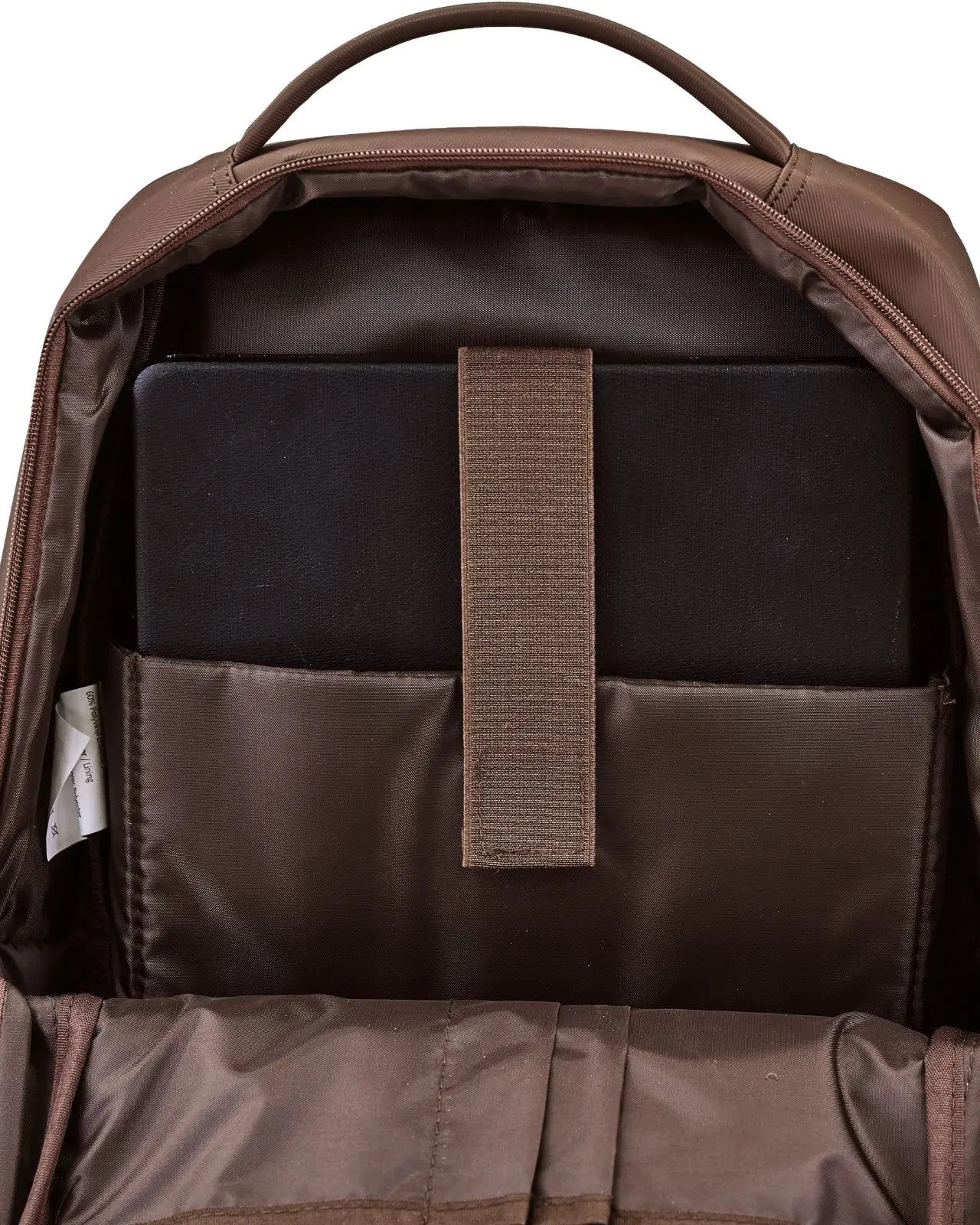 Plecak kabinowy WINGS CBP003 bagaż z kieszenią na laptop do pracy i podróży CHOCOLATE BROWN CABIN BACKPACK