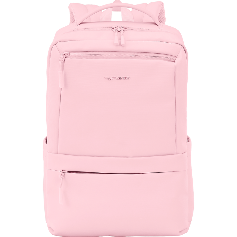 Kabinový batoh WINGS CBP003 s kapsou na notebook a systémem ventilace zad RŮŽOVÝ