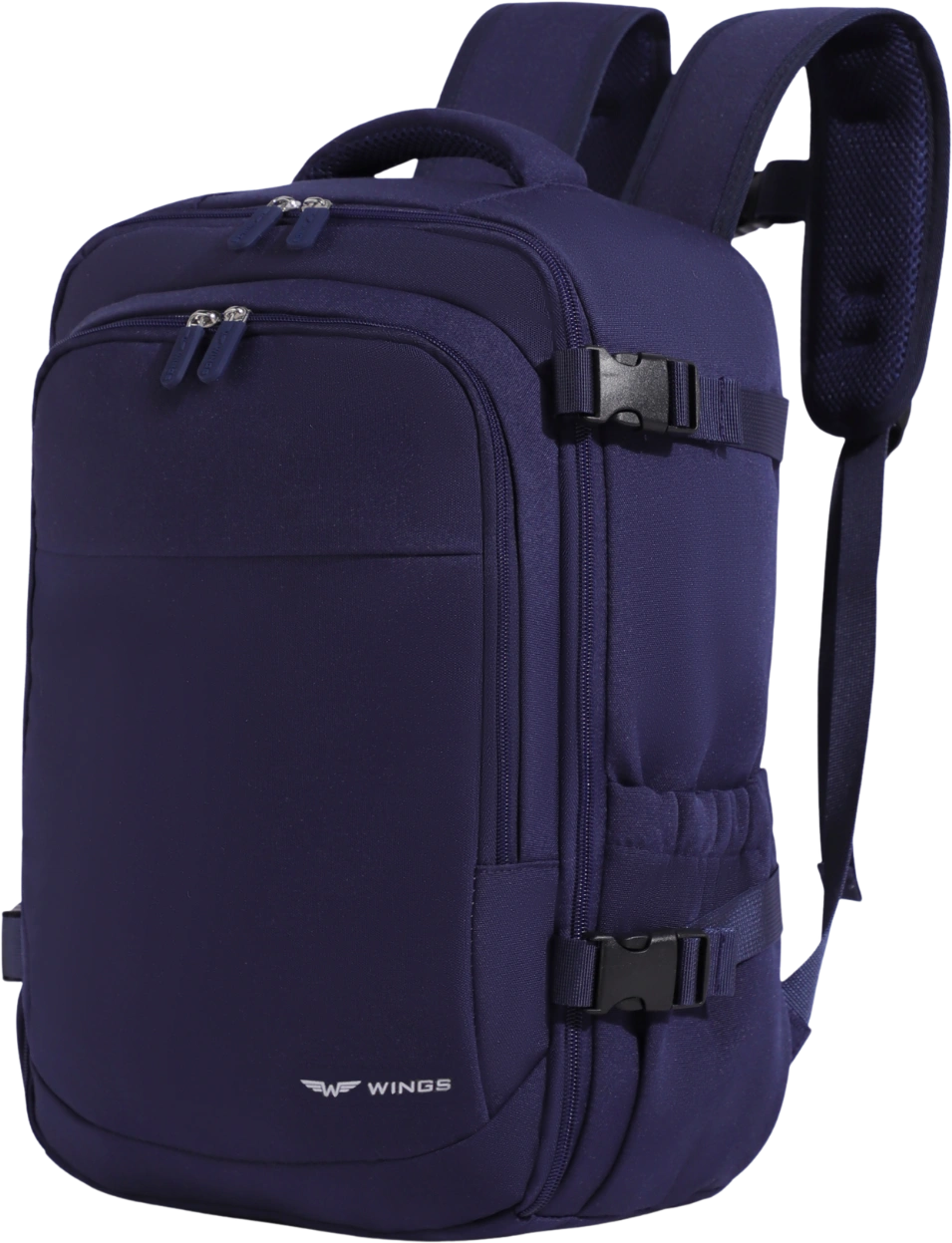 Kabinrygsæk WINGS håndbagage Ryanair og Wizz Air, let rejserygsæk BLUE