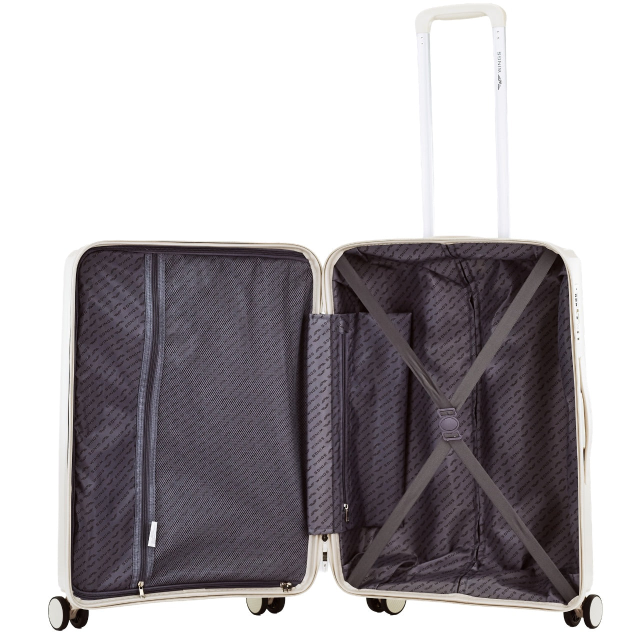 Valise cabine Wings COCKATIEL polypropylène 20" BEIGE