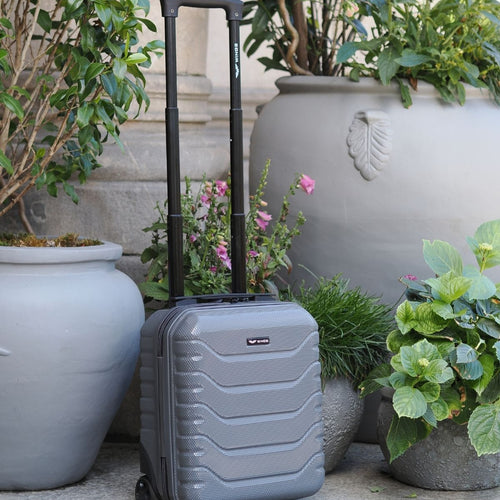 Mini cabin suitcase Wings CRAKE 16” DARK GREY