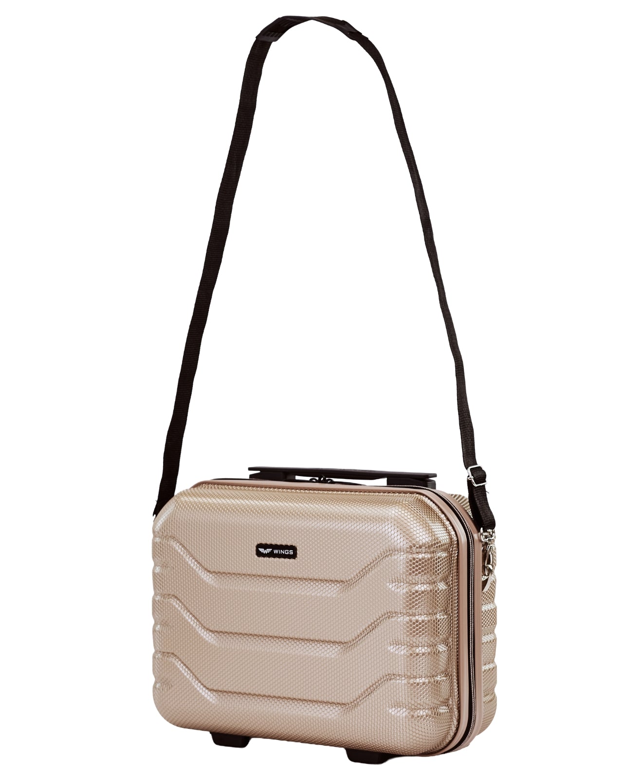 Cestovní kufřík Wings CRAKE kosmetická taštička 14" CHAMPAGNE