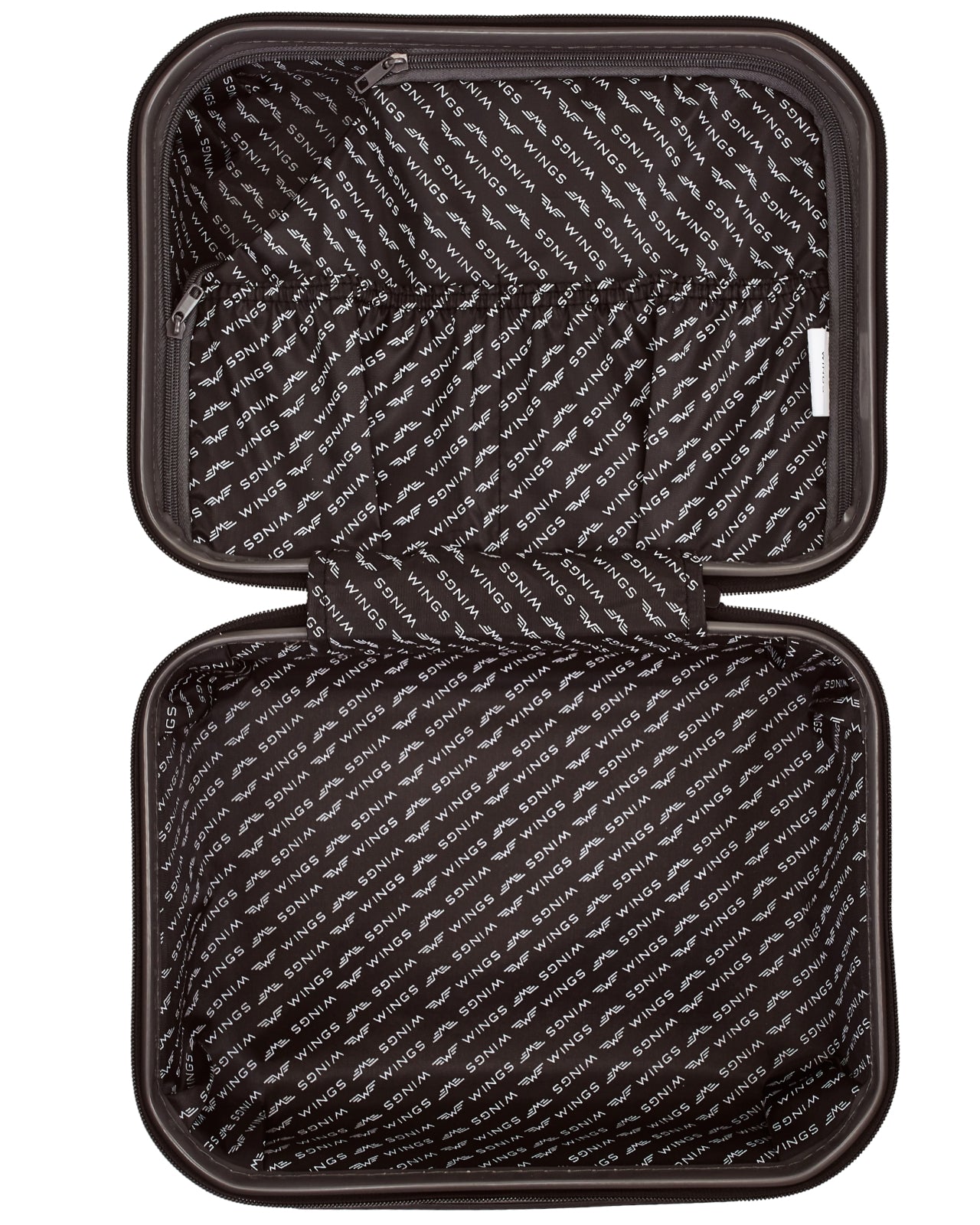 Cestovní kufřík Wings CRAKE kosmetická taštička 14" TMAVĚ ŠEDÁ