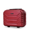 Cestovní kufřík Wings CRAKE kosmetická taštička 14" VÍNOVĚ ČERVENÁ