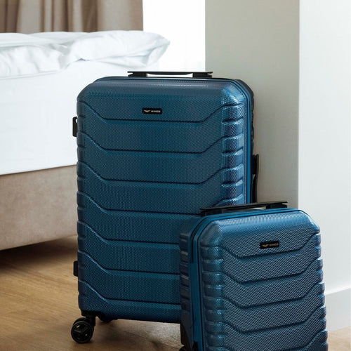 Cabin suitcase Wings CRAKE 20” MIDDLE BLUE