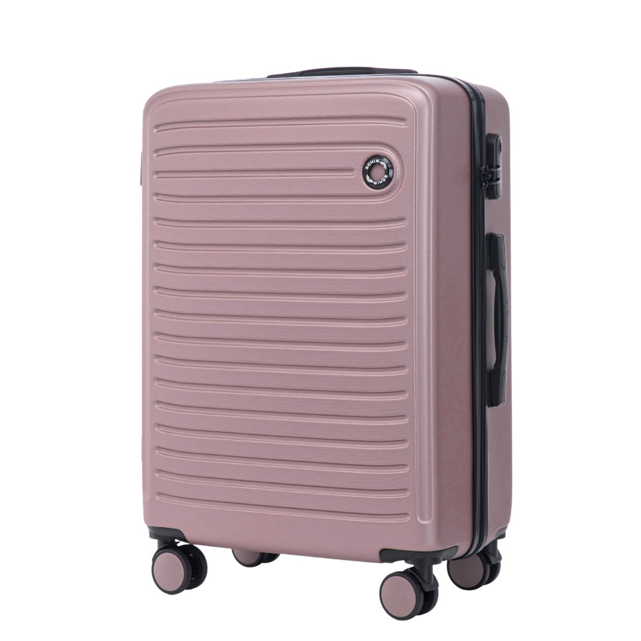 Среден куфар Wings ABS+ COOT 24" РОЗОВО ЗЛАТО