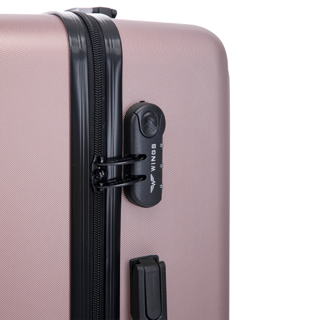 Среден куфар Wings ABS+ COOT 24" РОЗОВО ЗЛАТО