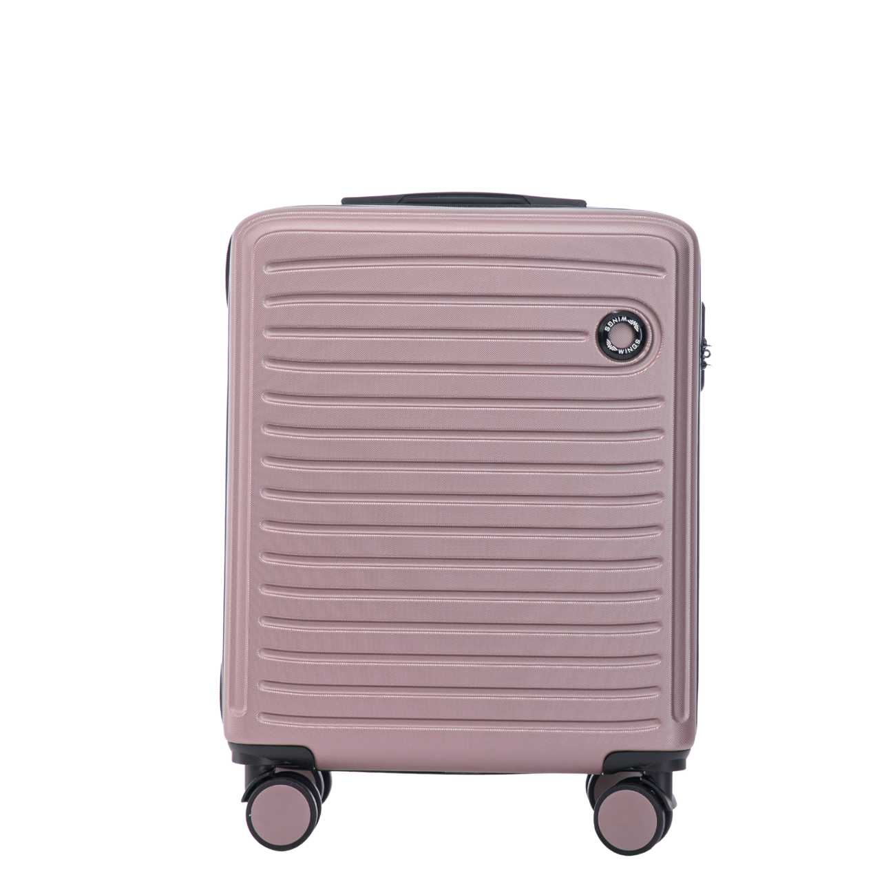 Кабинен куфар Wings ABS+ COOT 20" РОЗОВО ЗЛАТО