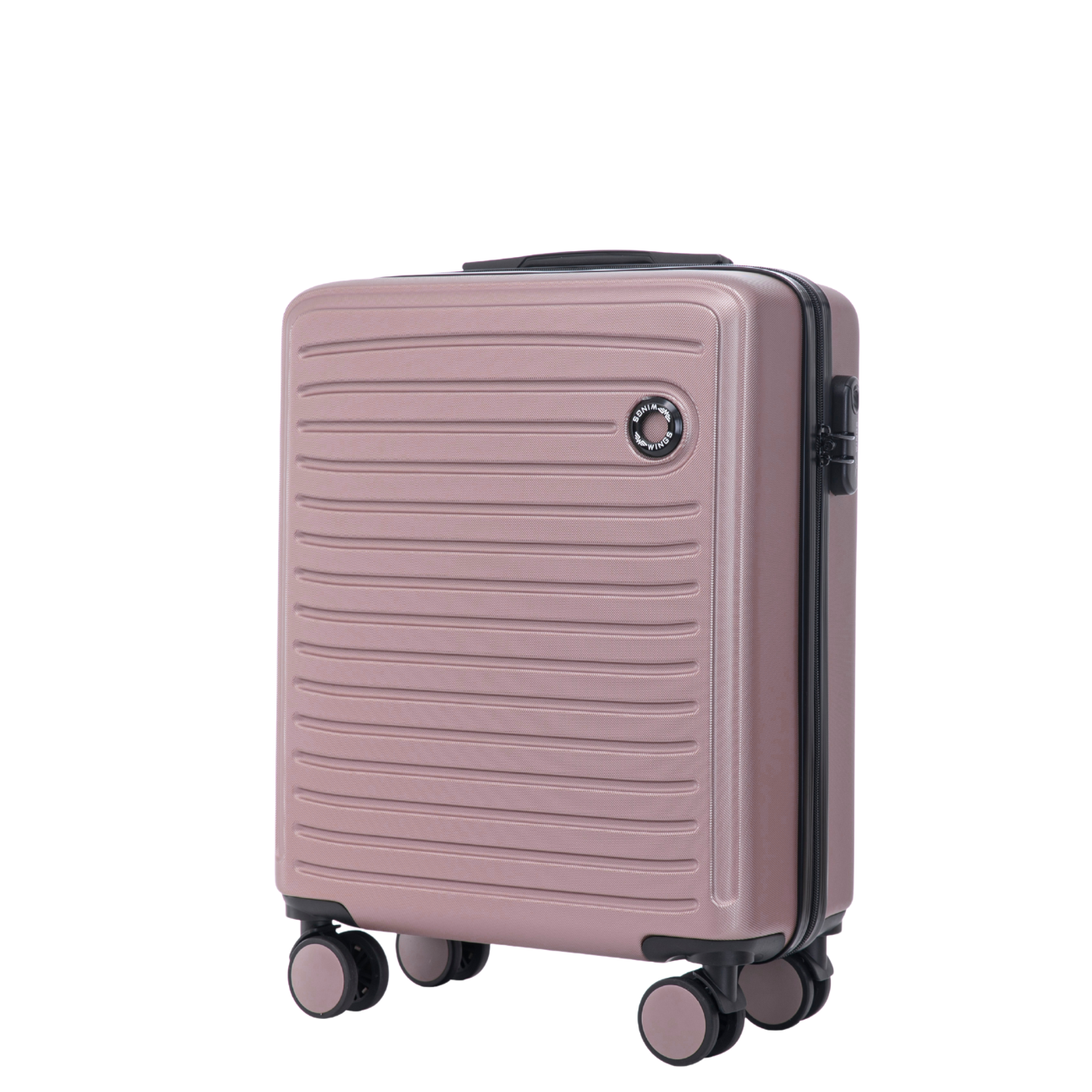 Кабинен куфар Wings ABS+ COOT 20" РОЗОВО ЗЛАТО