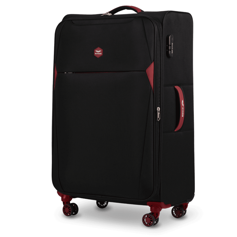 Veľký mäkký kufor DIPPER Wings 28" čierny