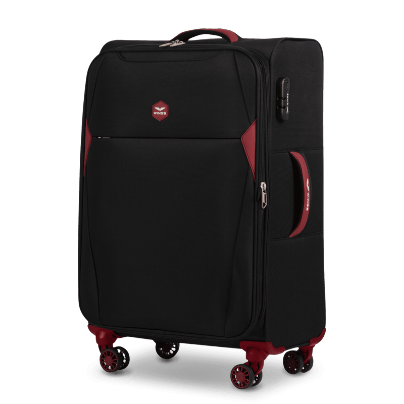 Středně měkký kufr DIPPER Wings 24" BLACK