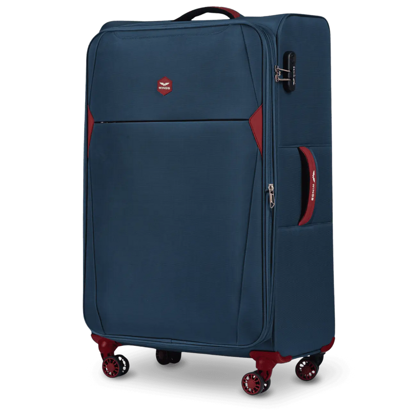 Stor blød kuffert DIPPER Wings 28" BLÅ