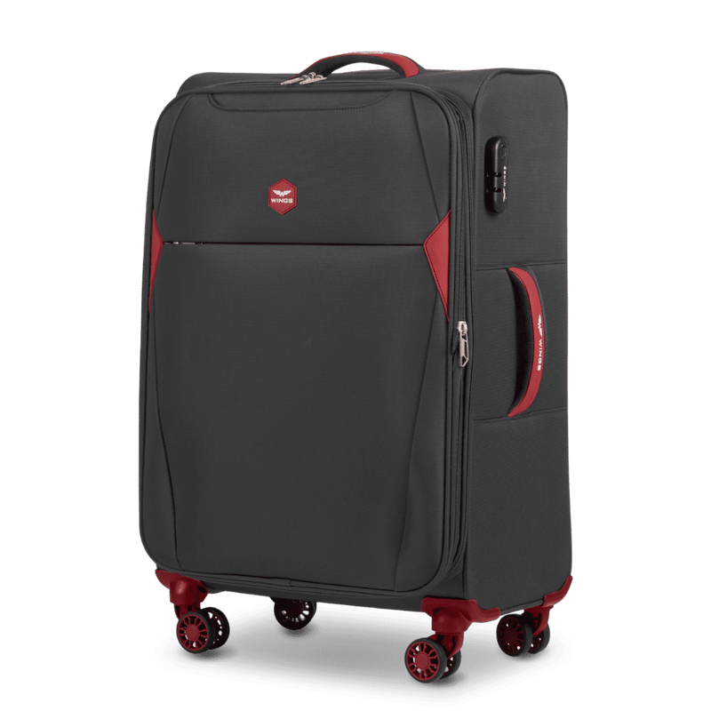 Středně měkký kufr DIPPER Wings 24" GREY