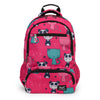 Zaino scolastico per bambini WINGS da 19 L con astuccio, panda e gattini, leggero, PINK
