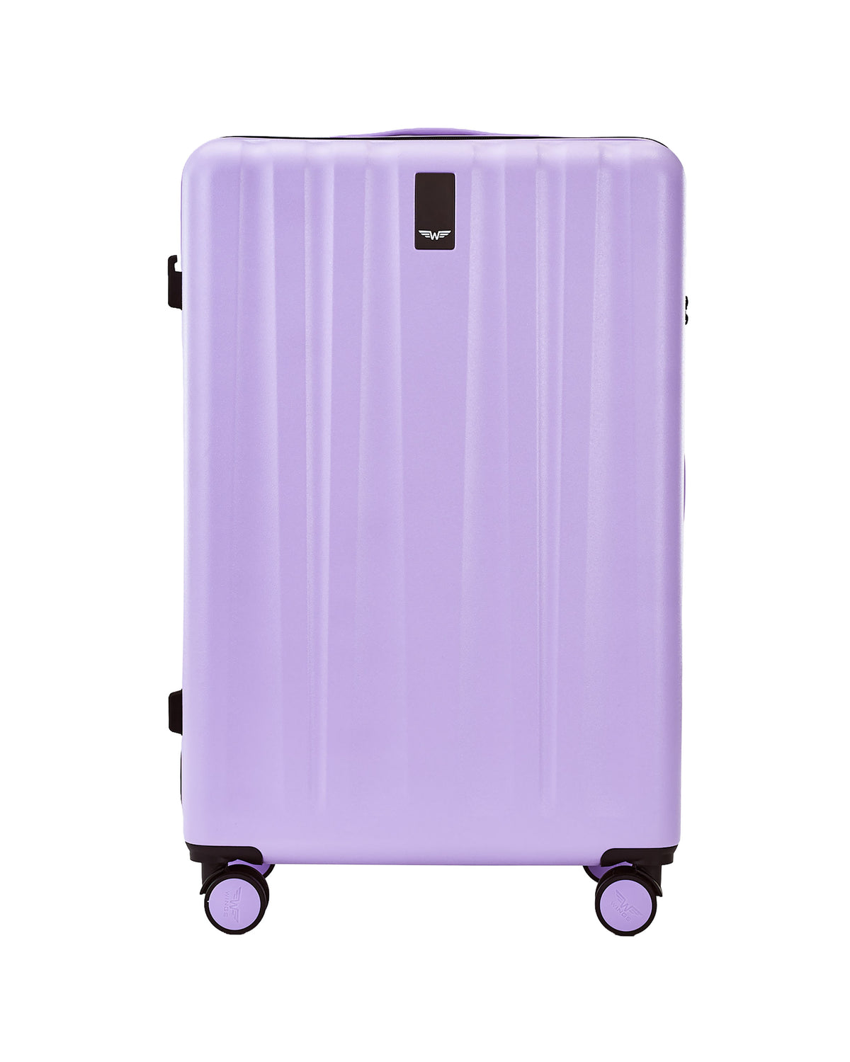 Large WINGS GREBE 28" suitcase WHITE PURPLE