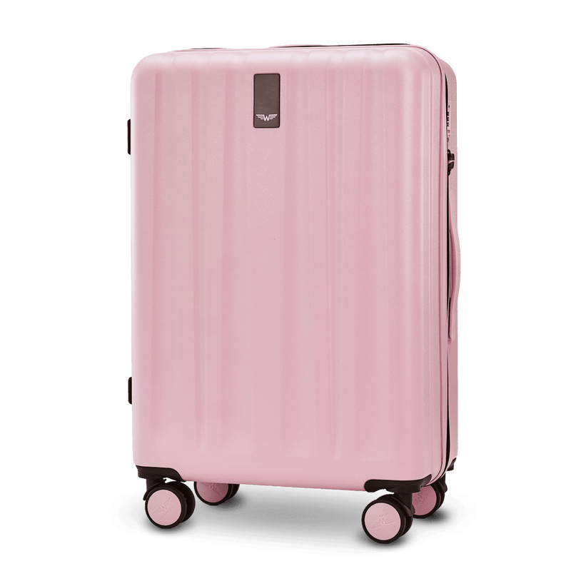 Mellanstor resväska WINGS GREBE 24" ROSA