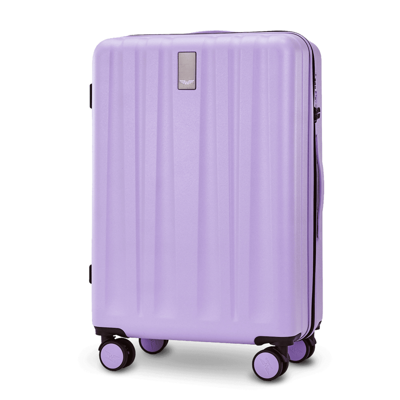 Medium WINGS GREBE 24" WHITE PURPLE Suitcase