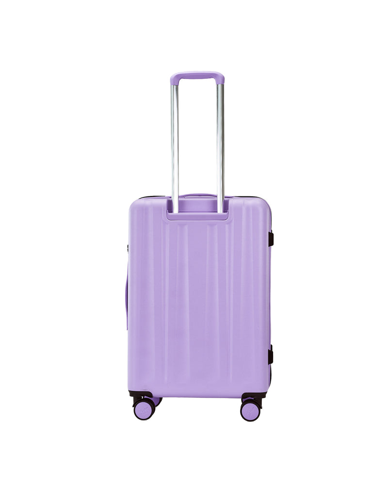 Medium WINGS GREBE 24" WHITE PURPLE Suitcase