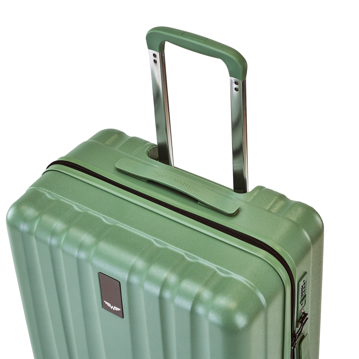 WINGS GREBE 24" katonai zöld közepes bőrönd