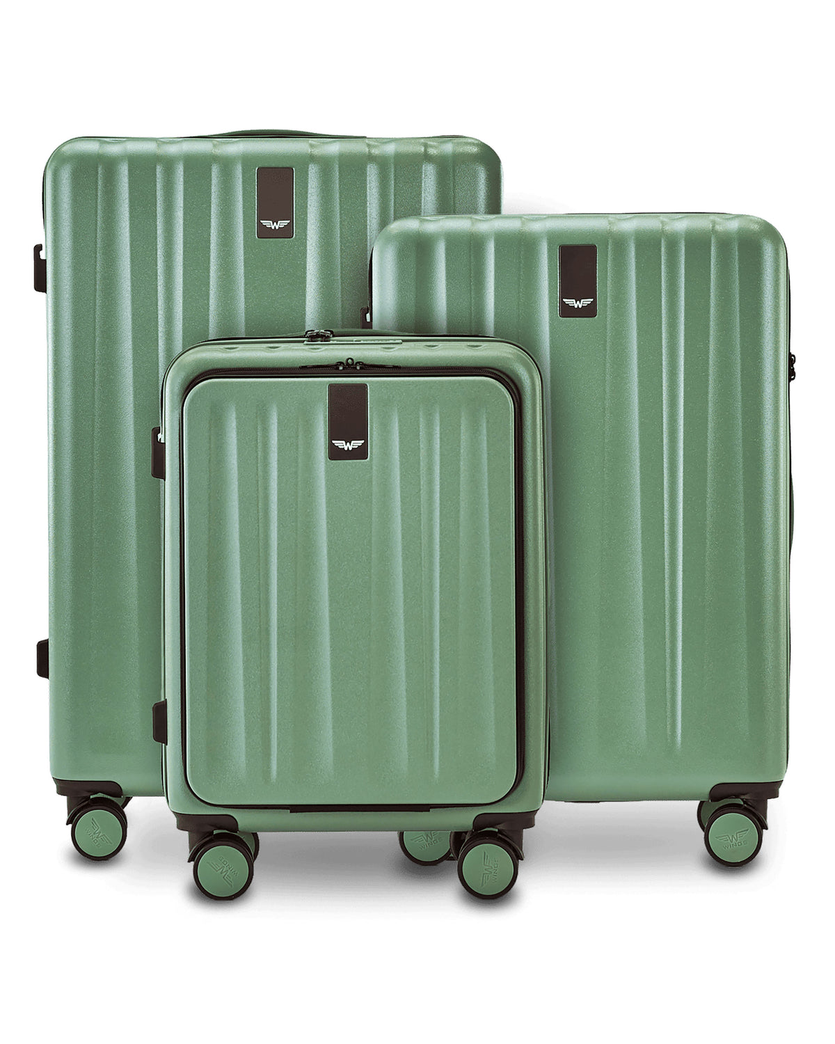 Sada 3 kufrů WINGS GREBE ARMY GREEN