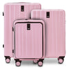 WINGS GREBE PINK 3-piece suitcase set