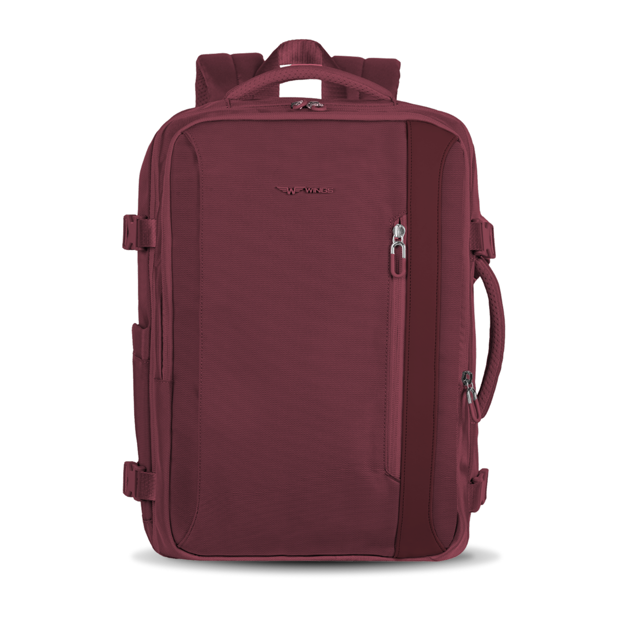 WINGS многофункционална раница SKYLARK разширяема BURGUNDY