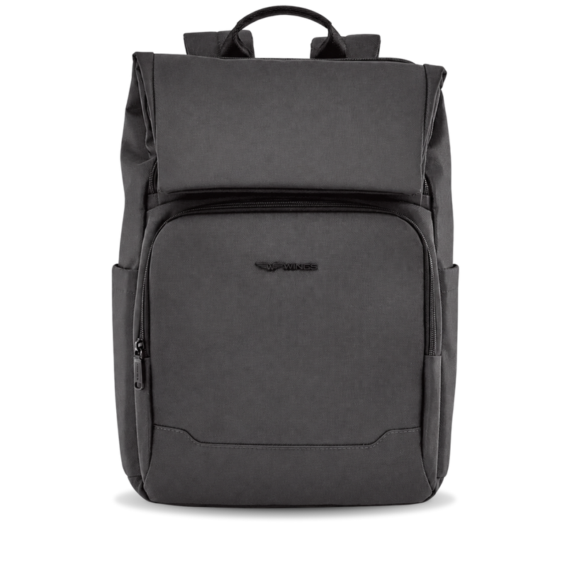 Men's backpack BRANT WINGS for 17-inch laptop travel 22L BLACK