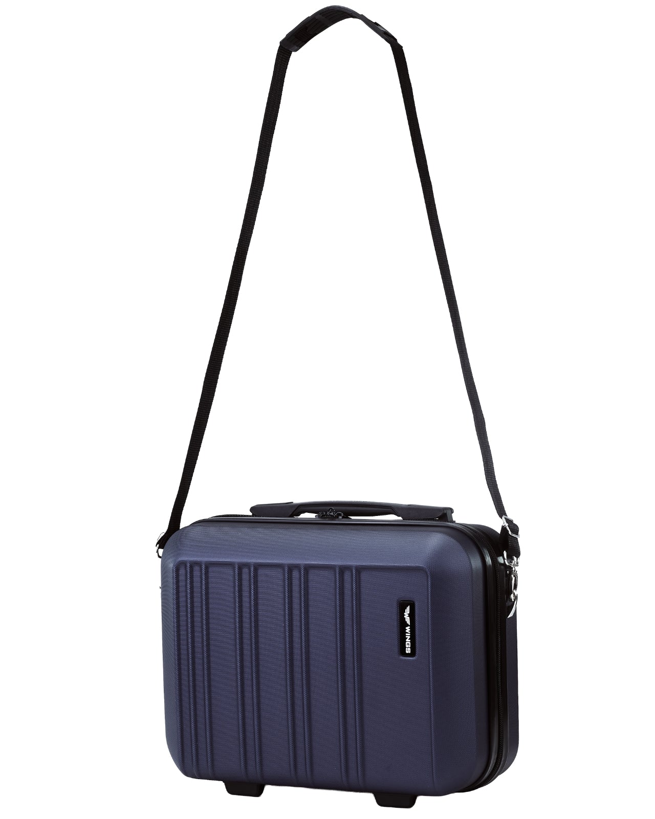 Set di 4 valigie WINGS HARRIER S M L + beauty case BLUE