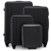 Set di 4 valigie WINGS HARRIER S M L + set da viaggio da 16” BLACK