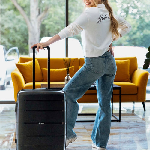 Cabin Suitcase Wings HAWFINCH 3.0 Polypropylene 20" BLACK