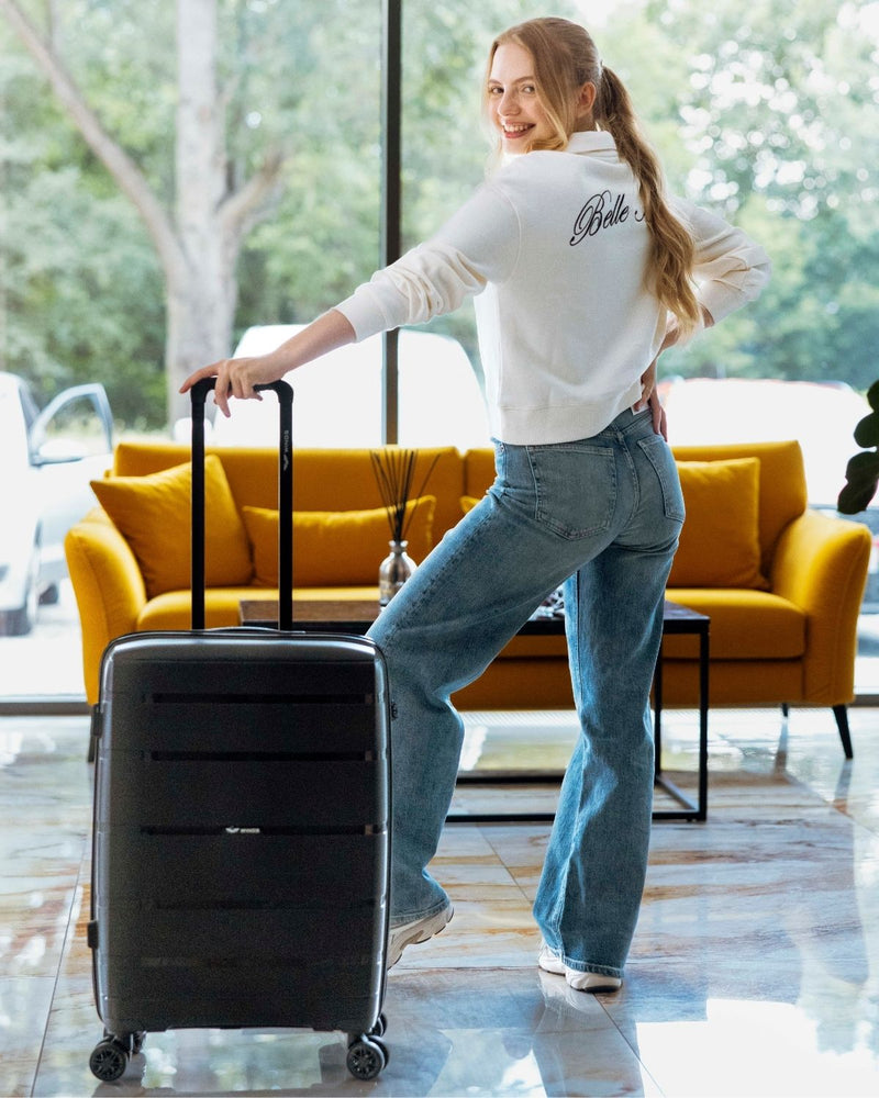 Kabinový kufr Wings HAWFINCH  3.0 polipropylen  20" ČERNÝ