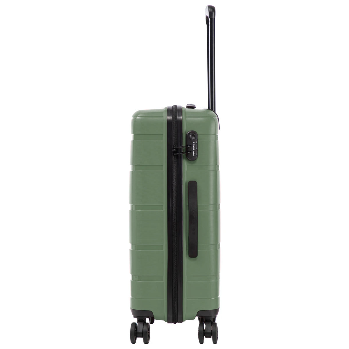 Wings HAWFINCH 3.0 set of 3 polypropylene suitcases BLACKISH GREEN
