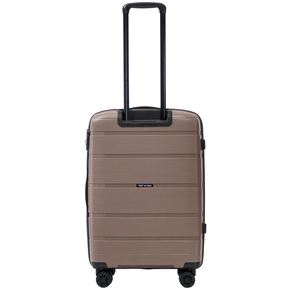 Wings HAWFINCH 3.0 set of 3 polypropylene suitcases COFFEE