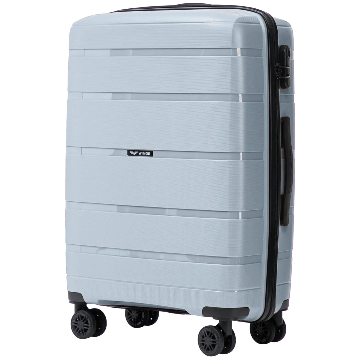 Wings HAWFINCH 3.0 set of 3 polypropylene suitcases LIGHT BLUE