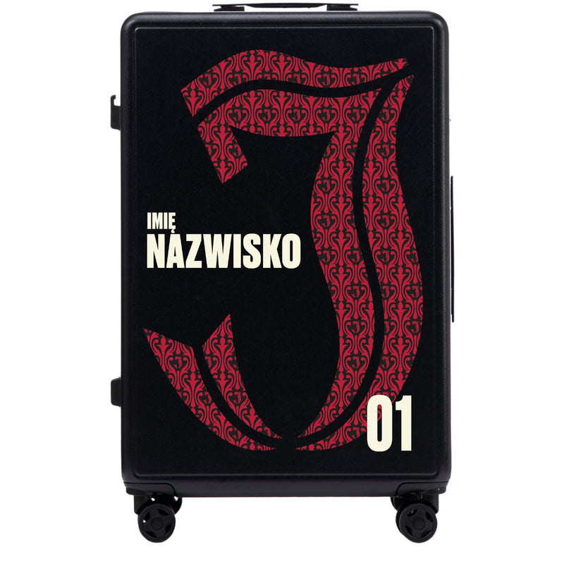 Personalized 28" WINGS x Jagiellonia 2026 large suitcase - luggage designed your way