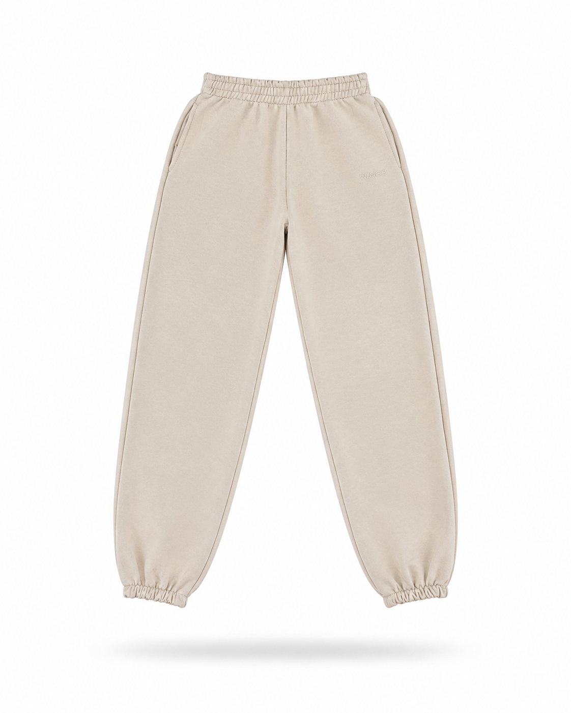 Komplet dresowy WINGS UNLEASH damski oversize bawełna BEIGE WINGS UNLEASH